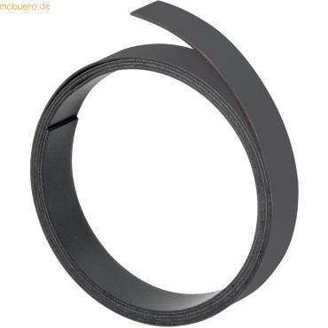 Franken Magnet-Markierungsband 15mmx100cm 1mm stark schwarz von Franken