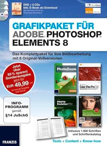 Grafikpaket für Adobe Photoshop Elements 8 von Franzis