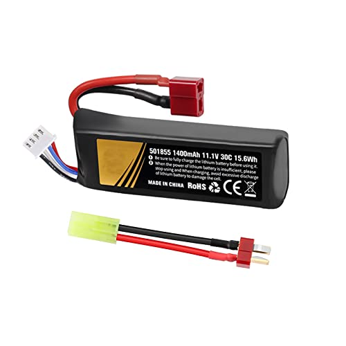 1400 mAh 30 C Airsoft Akku 11,1 V wiederaufladbarer Akku Lipo Hobby mit Mini-Anschluss Tamiya & JST XH für Airsoft Model Guns Rifle RC Car Drohne Batterien mit T Filk to Mini Tamiya Kabel 1400 mAh 30 C Airsoft Akku 11,1 V wiederaufladbarer Akku Lipo Hobby mit Mini-Anschluss Tamiya & JST XH für Airsoft Model Guns Rifle RC Car Drohne Batterien mit T Filk to Mini Tamiya Kabel von Fraternize