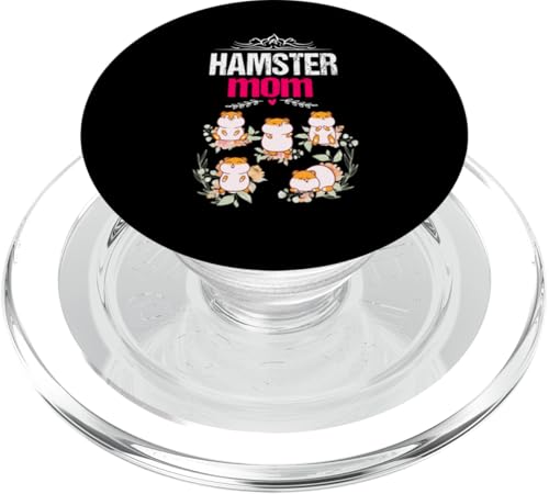 Womens Hamster Mom Hammy für Hamsterliebhaber-Mama PopSockets PopGrip für MagSafe von Frauen-Wildtiere lustig