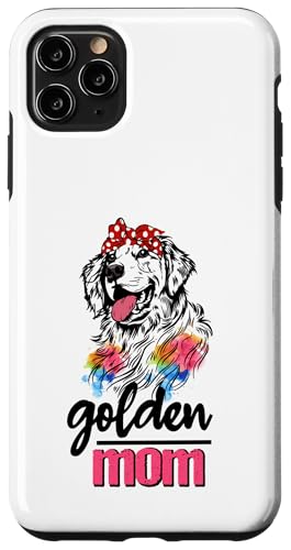 Hülle für iPhone 11 Pro Max Frauen Goldene Mutter für Golden Retriever Hundeliebhaber von Frauenhundliebhaber stechen lustig