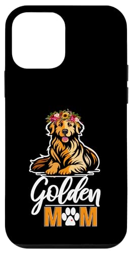 Hülle für iPhone 12 mini Frauen Goldene Mutter für Golden Retriever Hundeliebhaber von Frauenhundliebhaber stechen lustig