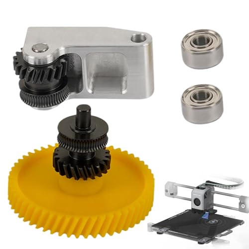 Drucker-Extruder-Kit | Extruder für 3D-Drucker für Ender | für Ender | Verbesserte Präzision mit präzisionsbearbeiteten Getrieben und Reibung und reduzierten Vibrationen für eine Qualität von Fravsiu