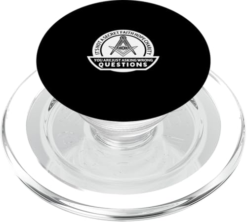 It's Not A Secret Freimaurermeister Quadrat und Kompass Freimaurer PopSockets PopGrip für MagSafe von Freemason And Masonic Clothing