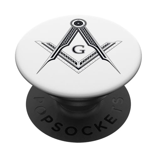 Freimaurer-Emblem PopSockets Klebender PopGrip von Freimaurer Freimaurerei Freemason Masonry Geschenk