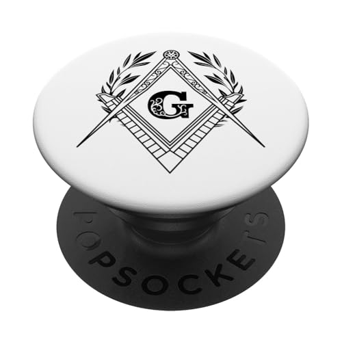 Freimaurer-Emblem PopSockets Klebender PopGrip von Freimaurer Freimaurerei Freemason Masonry Geschenk