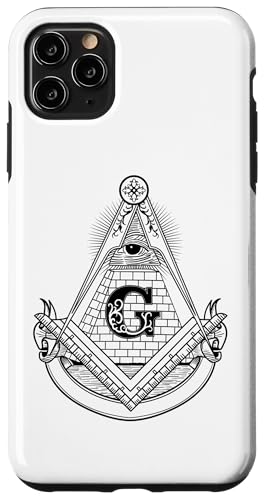 Hülle für iPhone 11 Pro Max Freemason Emblem - All Seeing Eye von Freimaurer Freimaurerei Freemason Masonry Geschenk