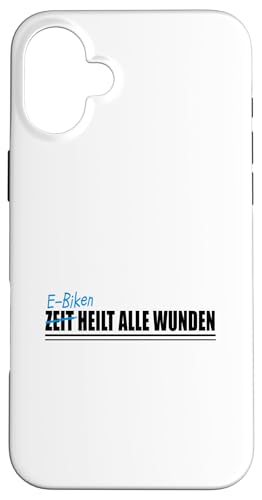 Hülle für iPhone 16 Plus E-BIKEN E-BIKER von Freizeit und Hobby Zubehör Geschenke Shirts