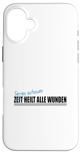 Hülle für iPhone 16 Plus SERIEN SCHAUEN SERIEN-SCHAUEN von Freizeit und Hobby Zubehör Geschenke Shirts