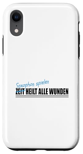 Hülle für iPhone XR SAXOPHON SPIELEN SAXOPHON-SPIELER von Freizeit und Hobby Zubehör Geschenke Shirts