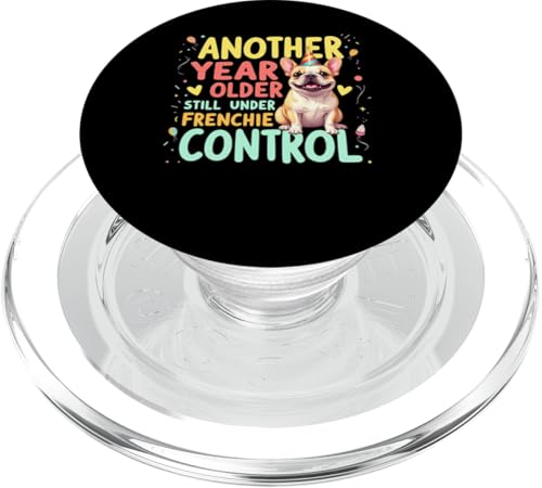 Lustiges Geburtstagsgeschenk Französische Bulldogge PopSockets PopGrip für MagSafe von French Bulldog Fun Designs