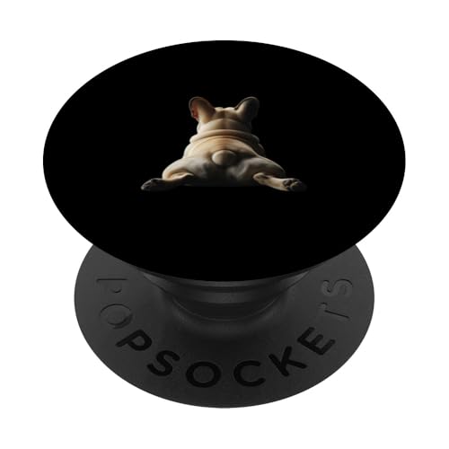 Hunde-Shirt, französische Bulldogge, cremefarben PopSockets mit austauschbarem PopGrip von French Bulldog Gifts and Doggie Shirts