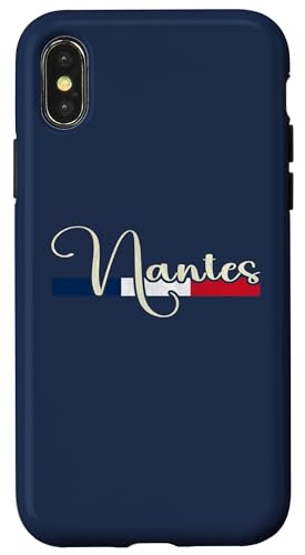 Hülle für iPhone X/XS Nantes Frankreich - Nantes Frankreich Drehbuch von French Classic Designs