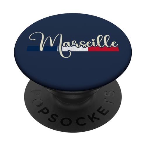 Marseille Frankreich - Marseille Frankreich Drehbuch PopSockets Klebender PopGrip von French Classic Designs