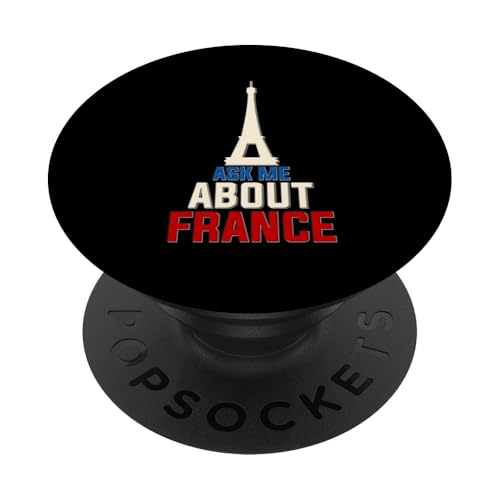 Paris Frankreich Flagge Frankreich PopSockets mit austauschbarem PopGrip von French themed Gifts for Women Men