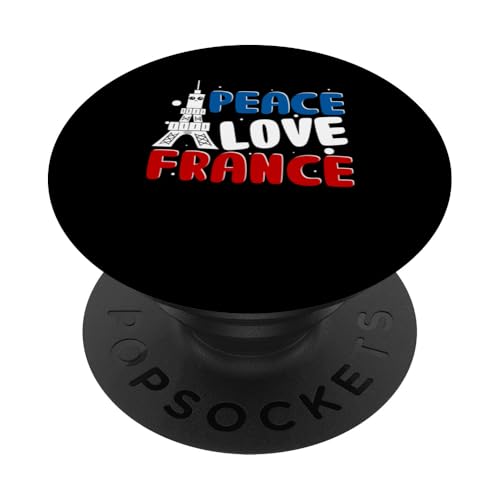 Paris Frankreich Flagge Frankreich PopSockets mit austauschbarem PopGrip von French themed Gifts for Women Men