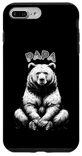 Hülle für iPhone 7 Plus/8 Plus Beschützer der Packung: Vaterstärke, Bären-Design von Fresh Digital Templates