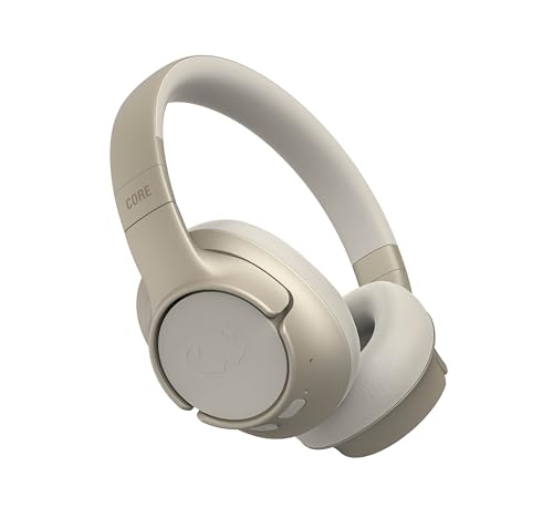 Fresh 'n Rebel Clam Core Bluetooth kopfhörer Over Ear mit ENC-Mikrofon (perfekte Anrufe), Kabellose kopfhörer mit Lautstärkeregler und Tasten für Wiedergabe/Pause, 45h Spielzeit (Beige) von Fresh 'n Rebel