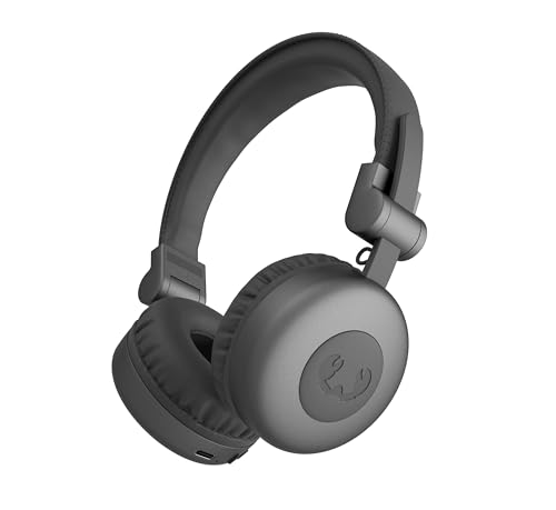 Fresh 'n Rebel Code Core, Bluetooth-Kopfhörer on-Ear, kabellos, 30 Stunden Spielzeit, mit Mikrofon und Sprachassistent, Lautstärkeregler und Wiedergabe/Pause-Tasten, faltbar (Storm Grey) von Fresh 'n Rebel