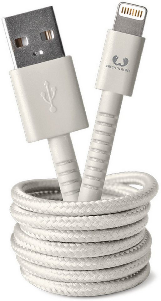 Fresh 'n Rebel Fresh'n Rebel "Fabriq" USB Lightning Kabel 3m Cloud Lightningkabel, USB-A, Lightning (300 cm) von Fresh 'n Rebel