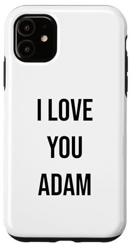 Hülle für iPhone 11 Ich liebe dich Adam von Friendly Name Designs