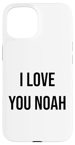 Hülle für iPhone 15 Ich liebe dich Noah von Friendly Name Designs