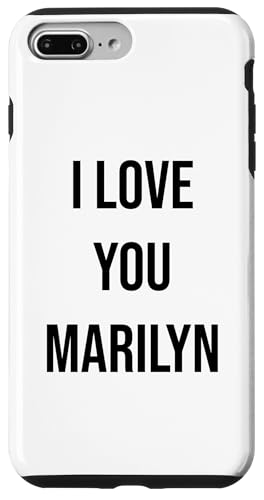 Hülle für iPhone 7 Plus/8 Plus Ich liebe dich Marilyn von Friendly Name Designs