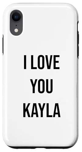 Hülle für iPhone XR Ich liebe dich Kayla von Friendly Name Designs