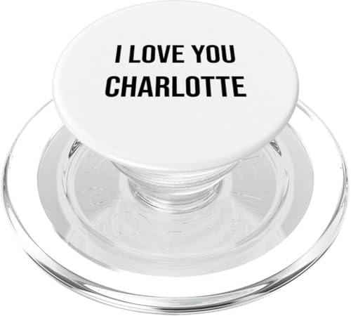 Ich liebe dich Charlotte PopSockets PopGrip für MagSafe von Friendly Name Designs