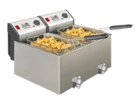 Fritel Turbo SF Profi-Line 4920, 16 l, Doppel, Edelstahl, 6600 W, 495 mm, 540 mm von Fritel