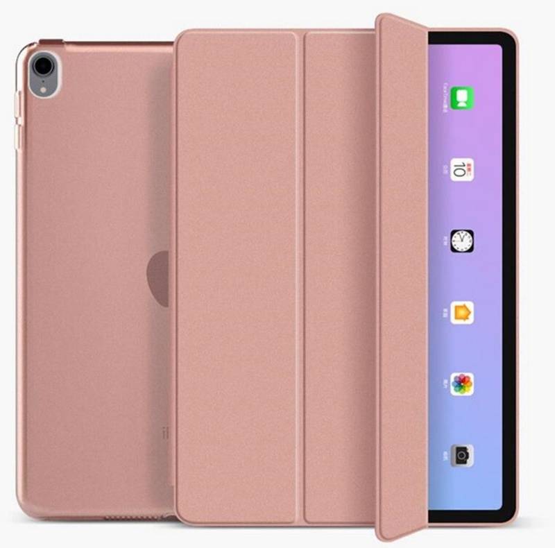 Kevin Frotscher (FroShop) Tablet-Hülle Schutzhülle für Apple iPad 10.9" 10. Generation aus 2022 Wake Up Sleep, Hülle Etui Smart Cover Tasche - Farbe ROSE GOLD von Kevin Frotscher (FroShop)