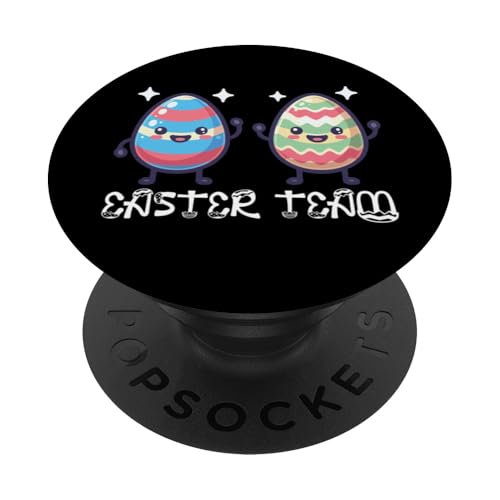 Easter Team Niedliche Ostereier wünschen Frohe Ostern PopSockets Klebender PopGrip von Frohe Ostern mit Osterhase