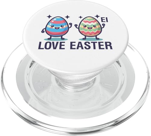 Ei Love Easter Niedliche Ostereier wünschen Frohe Ostern PopSockets PopGrip für MagSafe von Frohe Ostern mit Osterhase