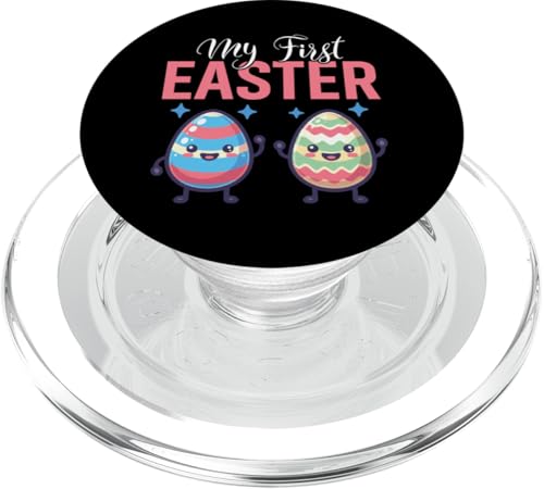 My First Easter Niedliche Ostereier wünschen Frohe Ostern PopSockets PopGrip für MagSafe von Frohe Ostern mit Osterhase