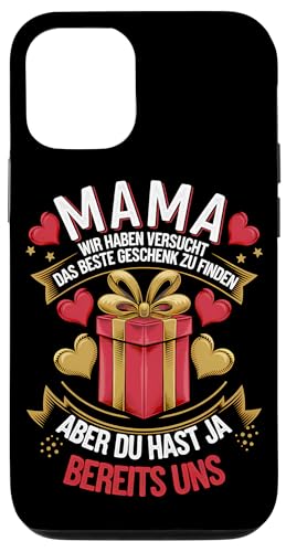 Hülle für iPhone 12/12 Pro Mama Frohe Weihnachten Geschenk Mutter Heilig Abend von Frohe Weihnachten Schöne Bescherung Heilig Abend