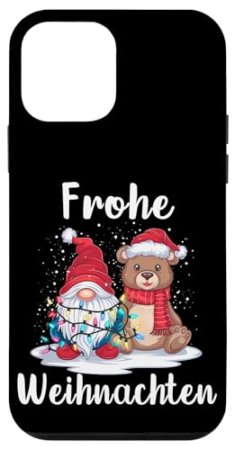 Hülle für iPhone 12 mini Frohe Weihnachten Zwerg Bär Heilig Abend Lichterketten von Frohe Weihnachten Schöne Bescherung Heilig Abend