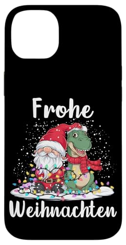 Hülle für iPhone 14 Plus Frohe Weihnachten T-Rex Heilig Abend Zwerg Weihnachtszeit von Frohe Weihnachten Schöne Bescherung Heilig Abend