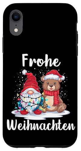 Hülle für iPhone XR Frohe Weihnachten Zwerg Bär Heilig Abend Lichterketten von Frohe Weihnachten Schöne Bescherung Heilig Abend