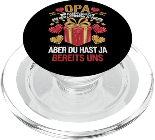 Opa Frohe Weihnachten Großvater Heilig Abend Vatertag PopSockets PopGrip für MagSafe von Frohe Weihnachten Schöne Bescherung Heilig Abend