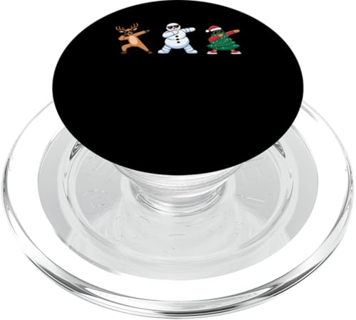 Frohe Weihnachten Rentier Lichterkette Santa Claus Lustig PopSockets PopGrip für MagSafe von Frohe Weihnachten Shirt Männer Herren Fun Spruch