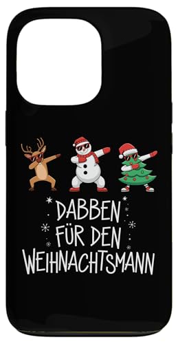 Hülle für iPhone 13 Pro Frohe Weihnachten Rentier Lichterkette Santa Claus Lustig von Frohe Weihnachten Shirt Männer Herren Fun Spruch