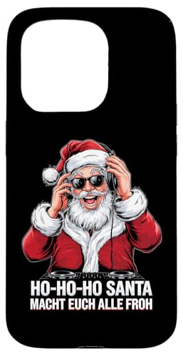 Hülle für iPhone 15 Pro Santa Claus Lustiger Spruch Weihnachten von Frohe Weihnachten Shirt Männer Herren Fun Spruch