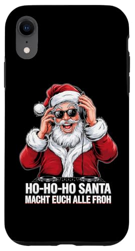 Hülle für iPhone XR Santa Claus Lustiger Spruch Weihnachten von Frohe Weihnachten Shirt Männer Herren Fun Spruch