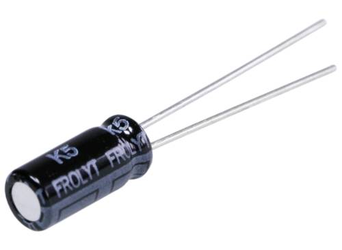 Frolyt E-RF3058 Elektrolyt-Kondensator radial bedrahtet 2.5mm 10 µF 16V 20% (Ø x L) 5mm x 12mm von Frolyt