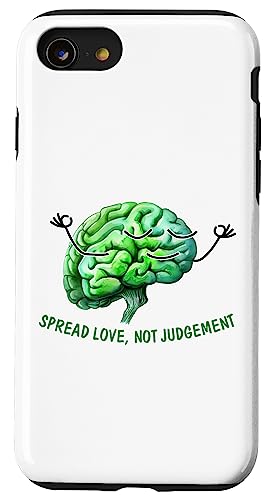 Hülle für iPhone SE (2020) / 7 / 8 Liebe verbreiten, nicht Urteil - Unterstützung des Bewusstseins für psychische Gesundheit von From Dyzamora