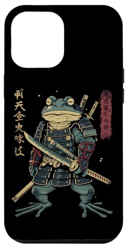 Hülle für iPhone 14 Plus Samurai Frosch Japanisch Kanji Samurai Frosch von Frosch Samurai Geschenke Katana Schwertkunst