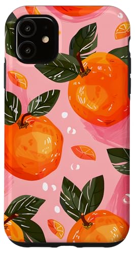 Hülle für iPhone 11 Orange, Mandarinenfrucht von Fruit Grahpics & Fruit Theme Gifts