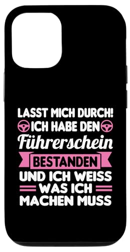 ich habe den Führerschein bestanden Fahrprüfung Hülle für iPhone 12/12 Pro von Führerschein & Führerschein bestanden Geschenke