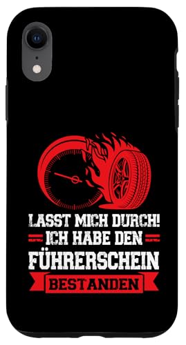 lasst mich! ich habe Führerschein bestanden Fahrprüfung Hülle für iPhone XR von Führerschein & Führerschein bestanden Geschenke