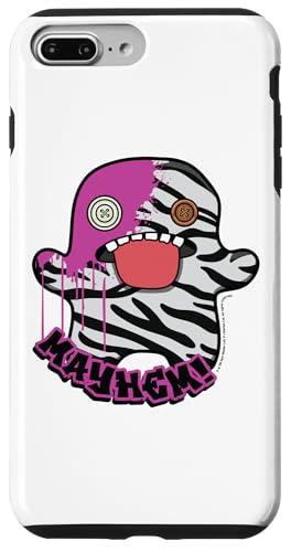 Hülle für iPhone 7 Plus/8 Plus Fuggler Oogah Boogah Zebra Mayhem Farbsplat von Fuggler